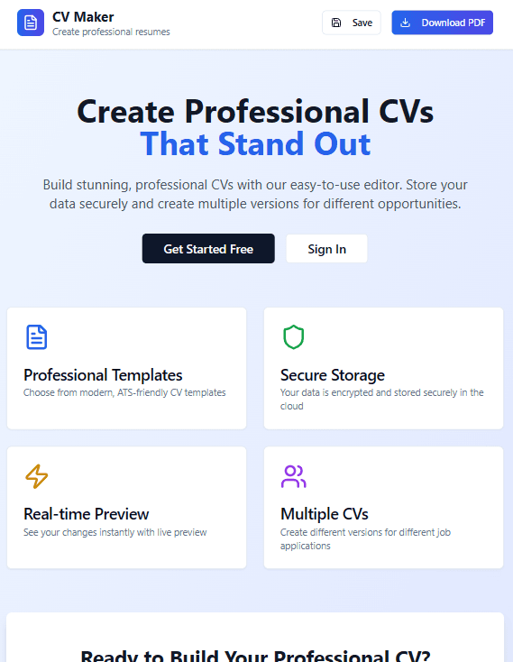 Resumify Pro – AI-Powered Resume Builder App screenshot 2